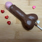 Chocolate penis lollipop - Caramel filled