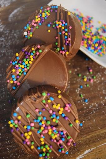 Chocolate covered oreos